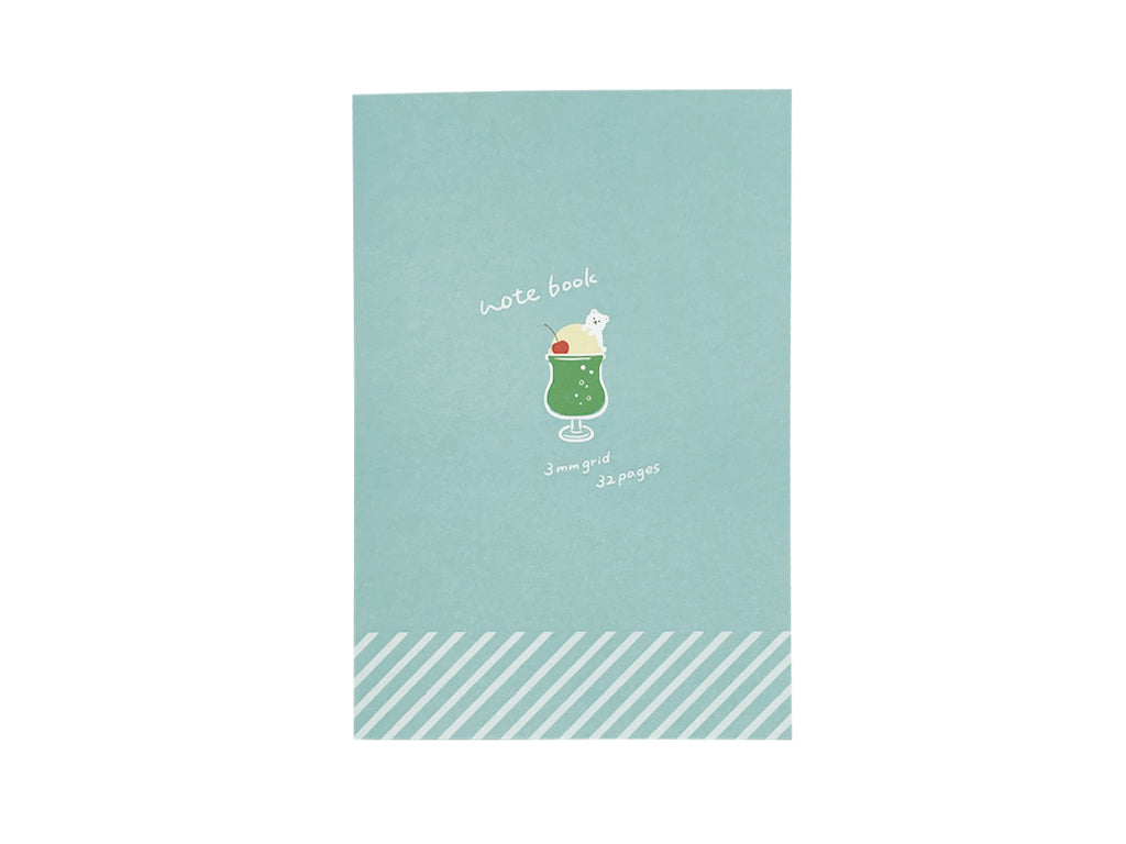 Notebook B6 Grid 3mm Cream Soda