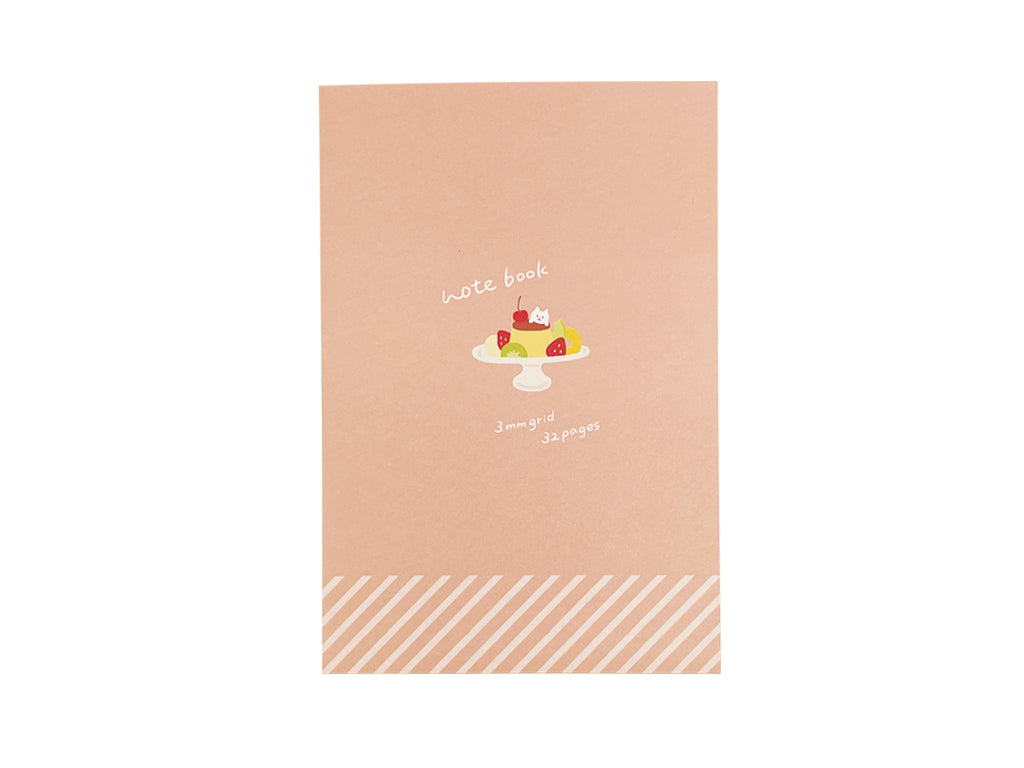 Notebook B6 Grid 3mm Pudding Ala Mode