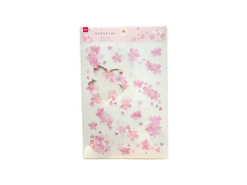 Clear Stickers Cherry Blossom