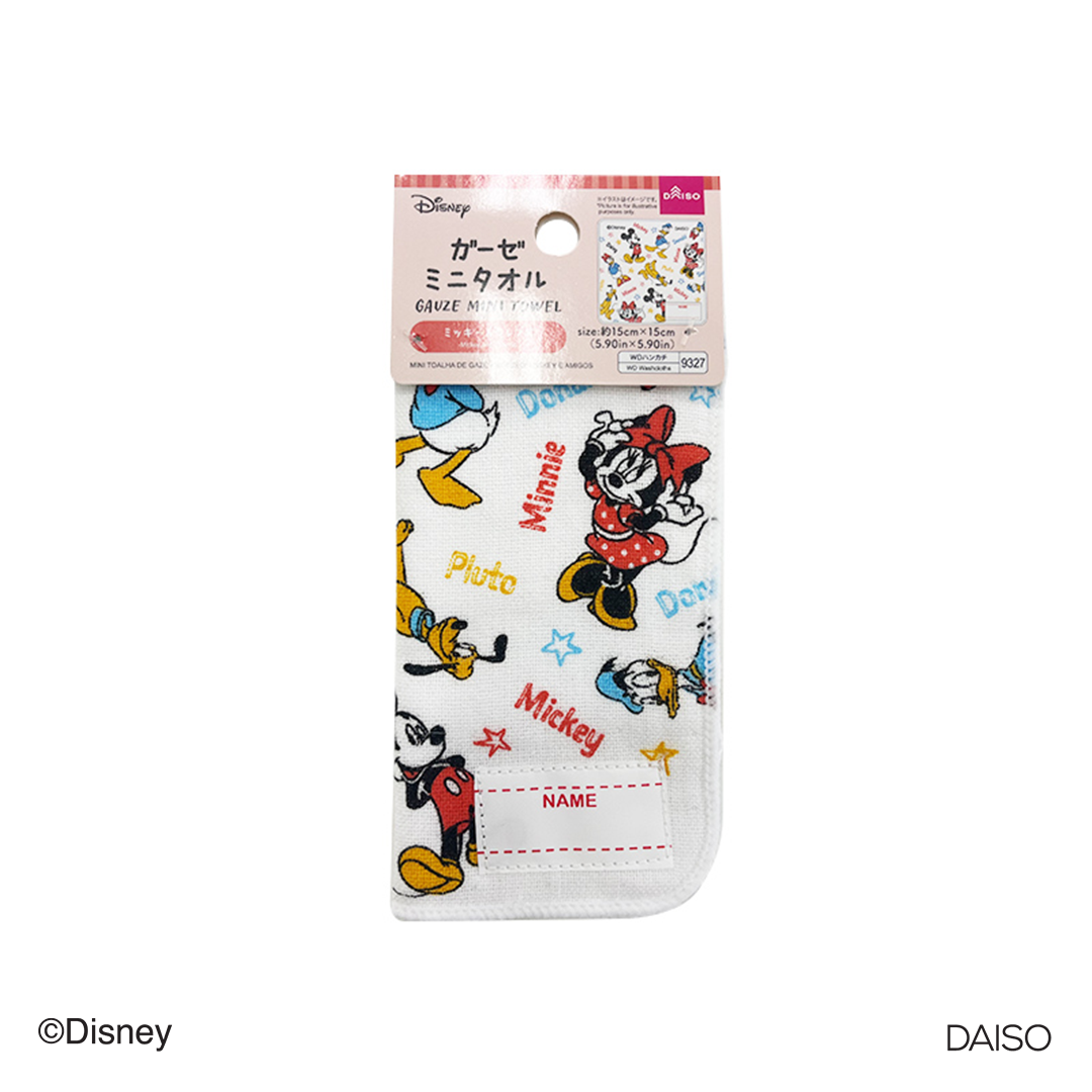 Gauze Mini Towel Mickey and Friends