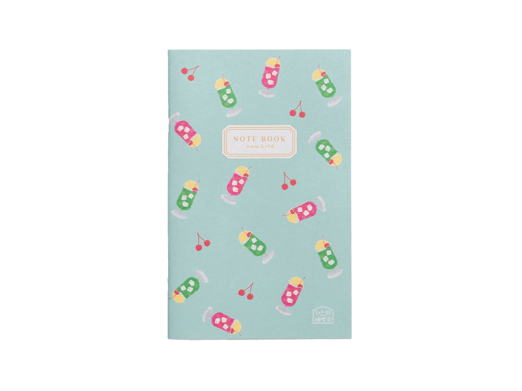 Notebook B7 Grid 3mm Cream Soda