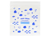 Gusseted Double Zipper Freezer Bags Sea Life 10.26in x 1.03ft x 1.96in