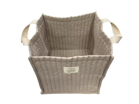 Quilted Storage Bag Beige