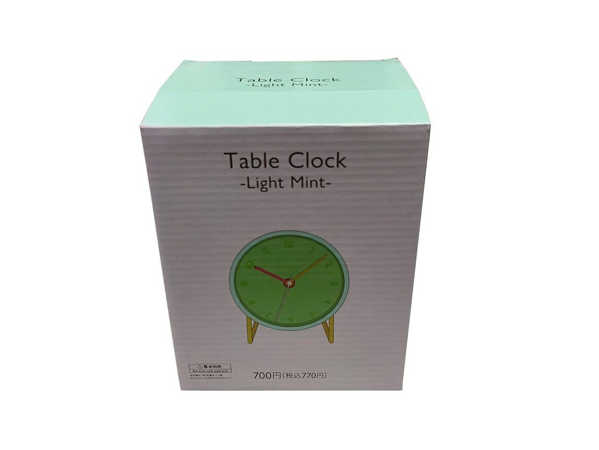 Table Clock Light Mint