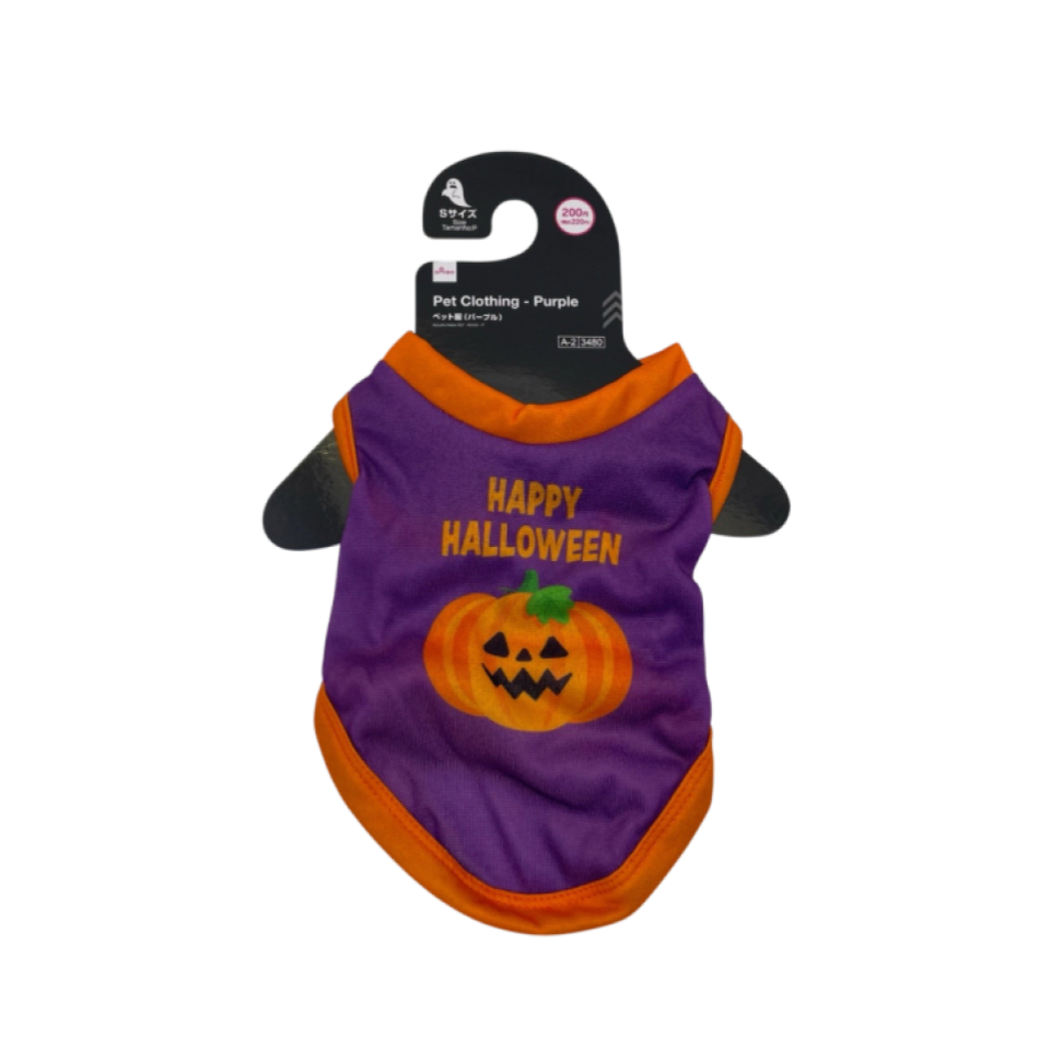 Halloween Pet Clothing Purple Small
