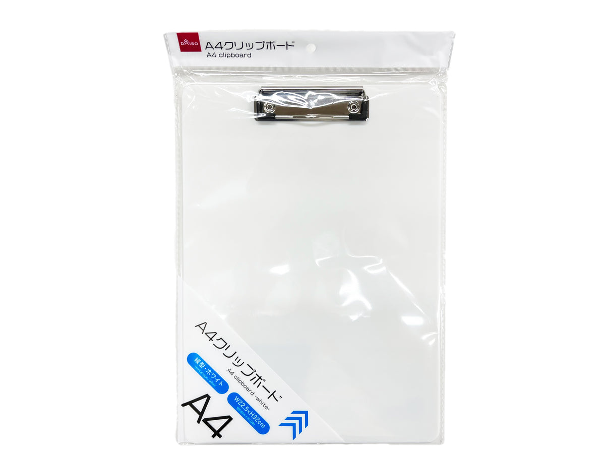 A4 Clipboard White