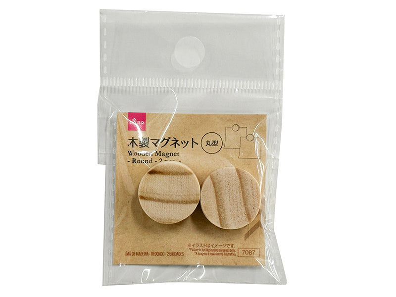 Wooden Magnet Round