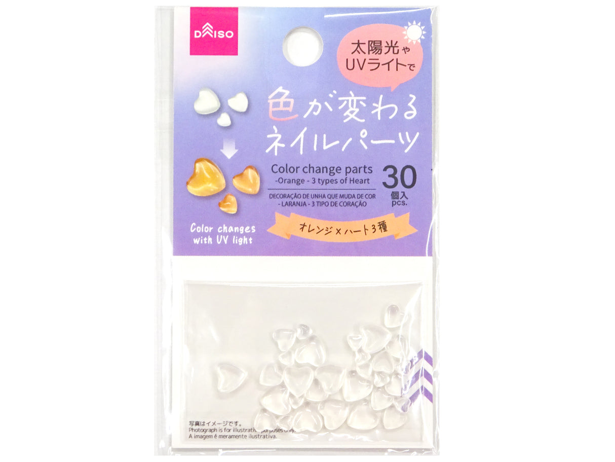 Color Change Parts Orange Three Types of Heart