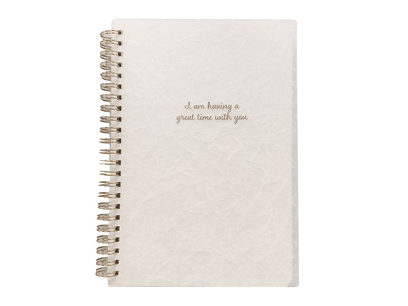 Spiral Notebook Simple Logo A5