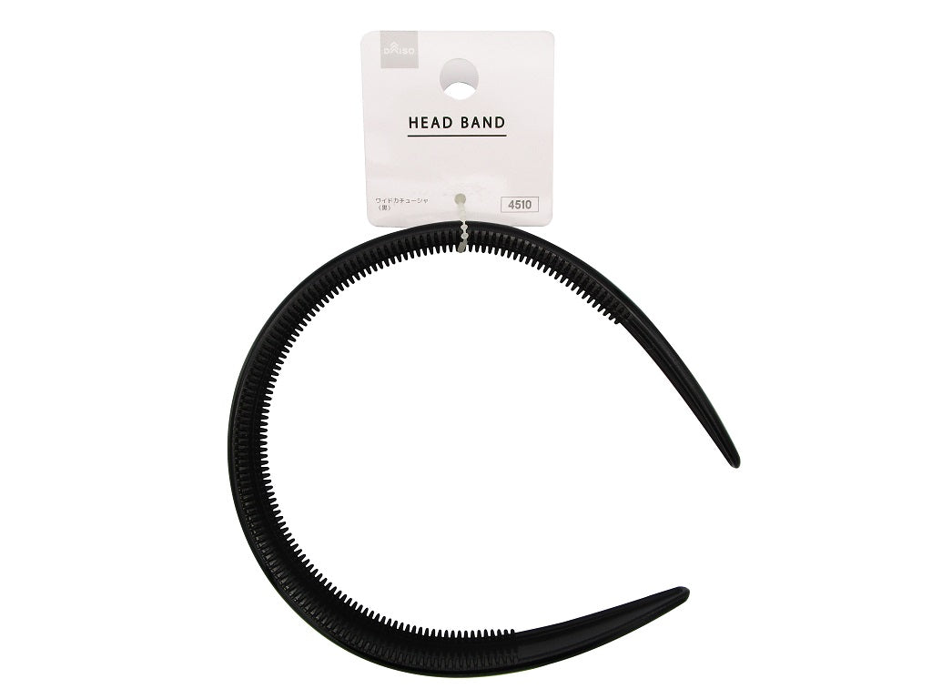 Wide Hair Band Black