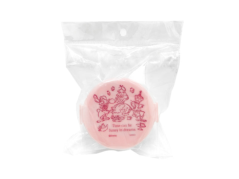 Two Tiered Lunch Box Round Alice in Wonderland B DAISO SINGAPORE