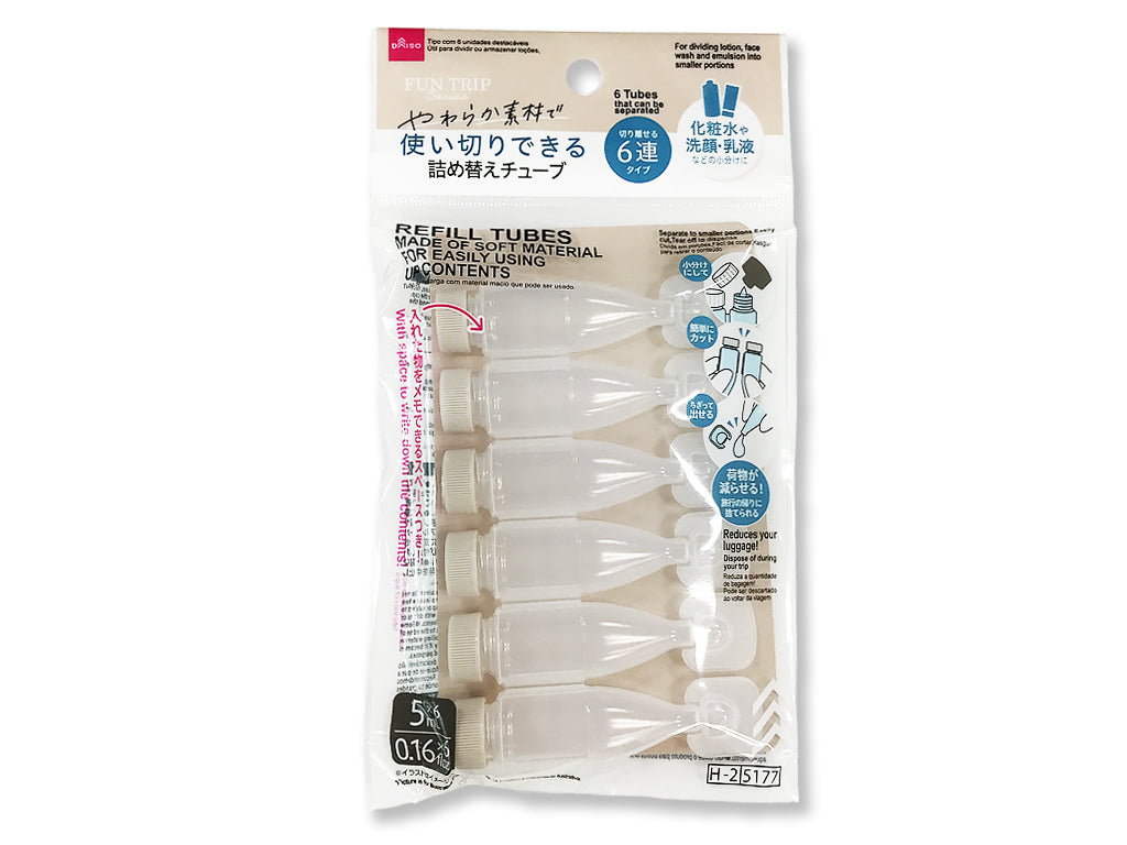 Refill Tube for Dividing into Smaller Portions Fun Trip