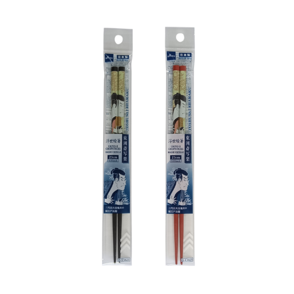 Ukiyo-e Chopsticks Toshusai Sharaku 23cm