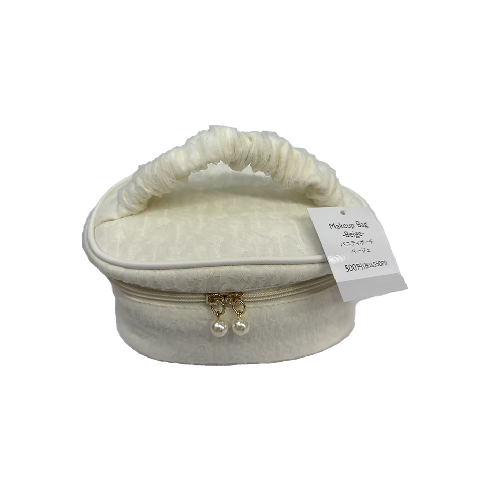 Makeup Bag Beige