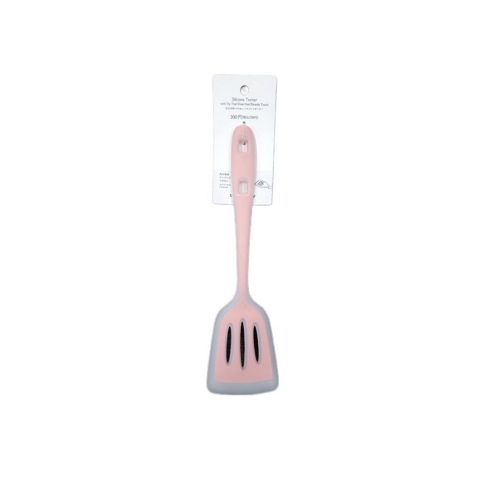 Silicone Turner with Tip That Does Not Directly Touch