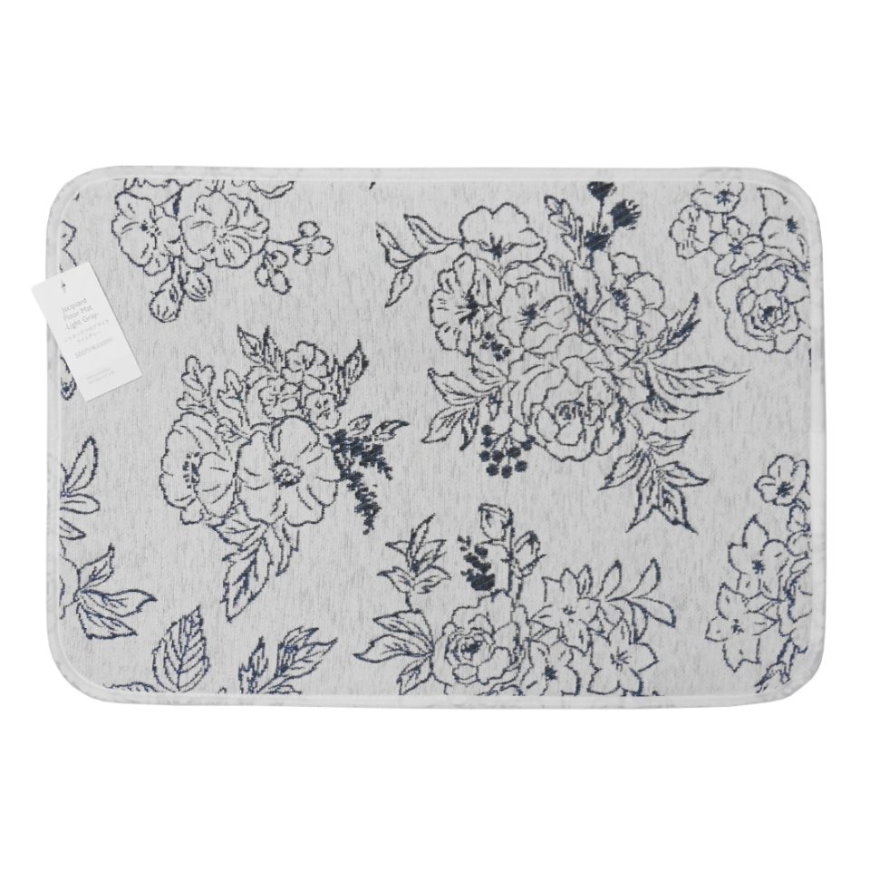Jacquard Floor Mat Ivory