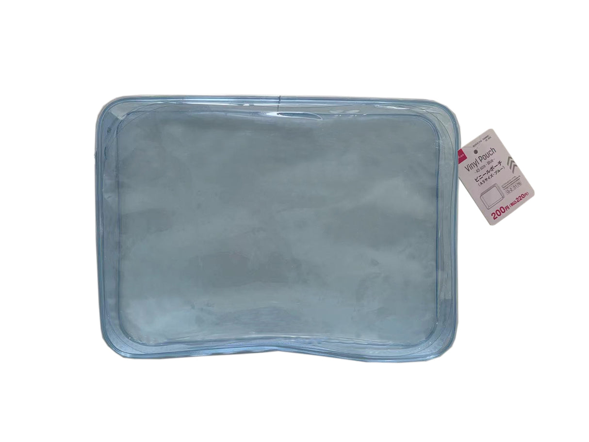 Vinyl Pouch A5 Blue