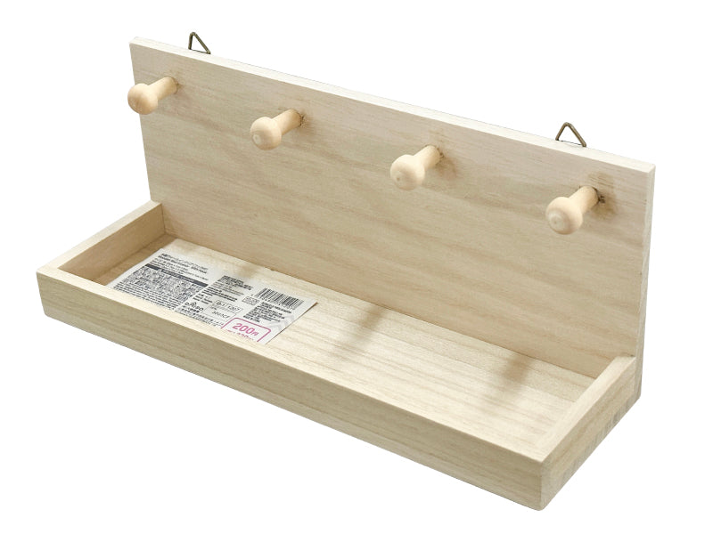 Wooden Wall Interior with Hook