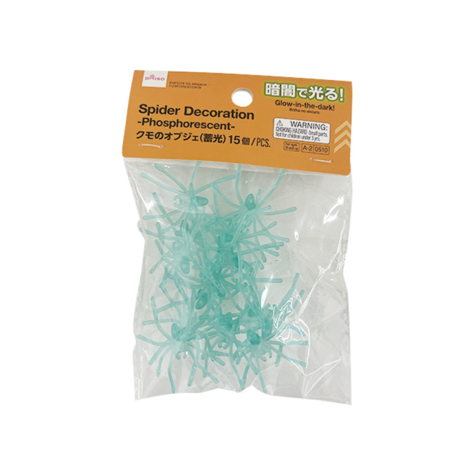 Halloween Spider Decoration Phosphorescent