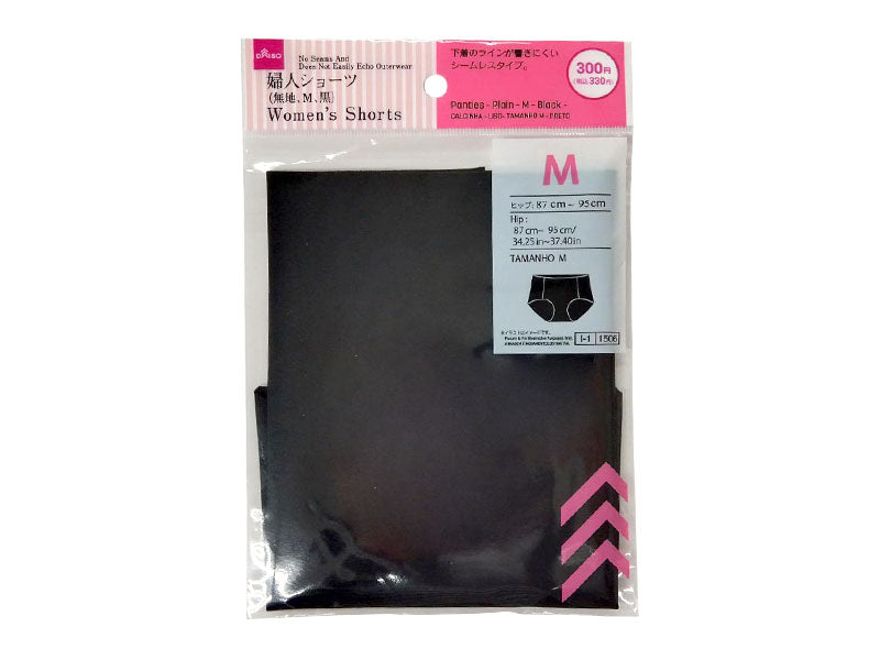 Panties Plain M Black