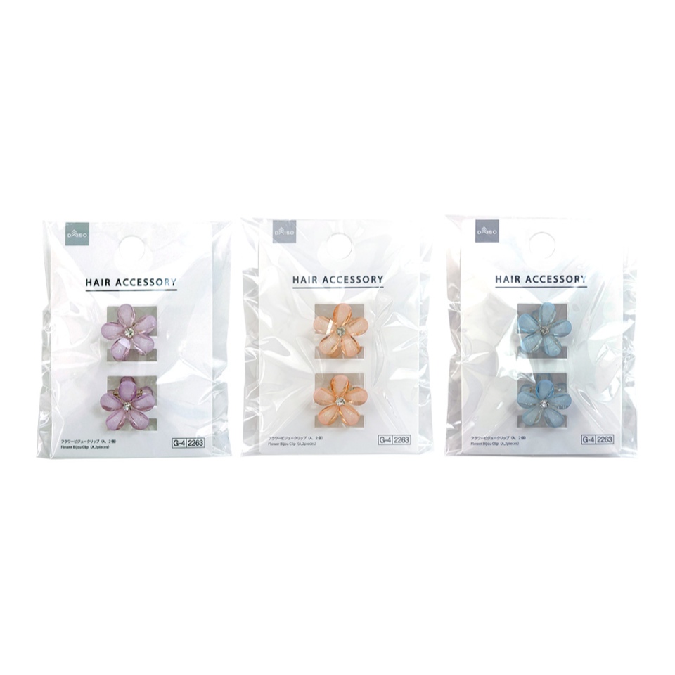 Flower Bijou Clip A 2 Pieces