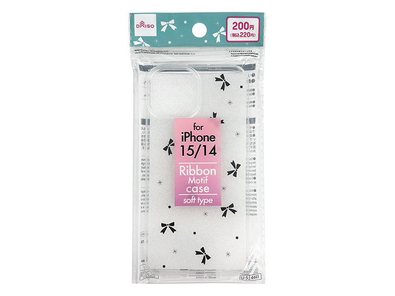 Ribbon Motif Case for iPhone 14/15