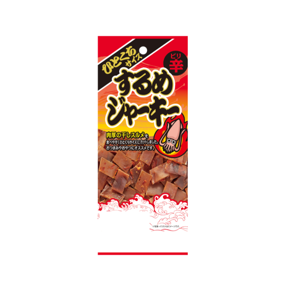 Perfect Japan Spicy Surume Jerky Bite Size 14g