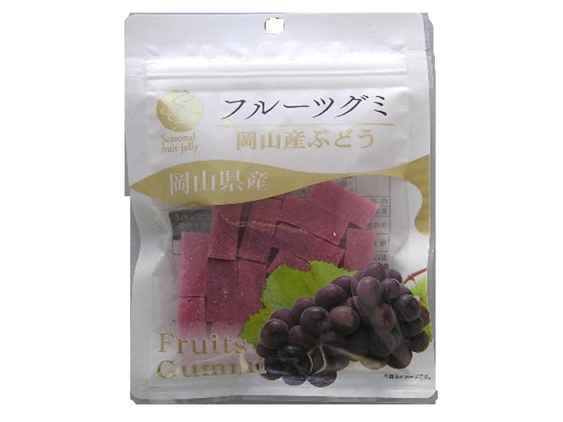Nature Okayama Prefecture Grape Gummy Candy 50g