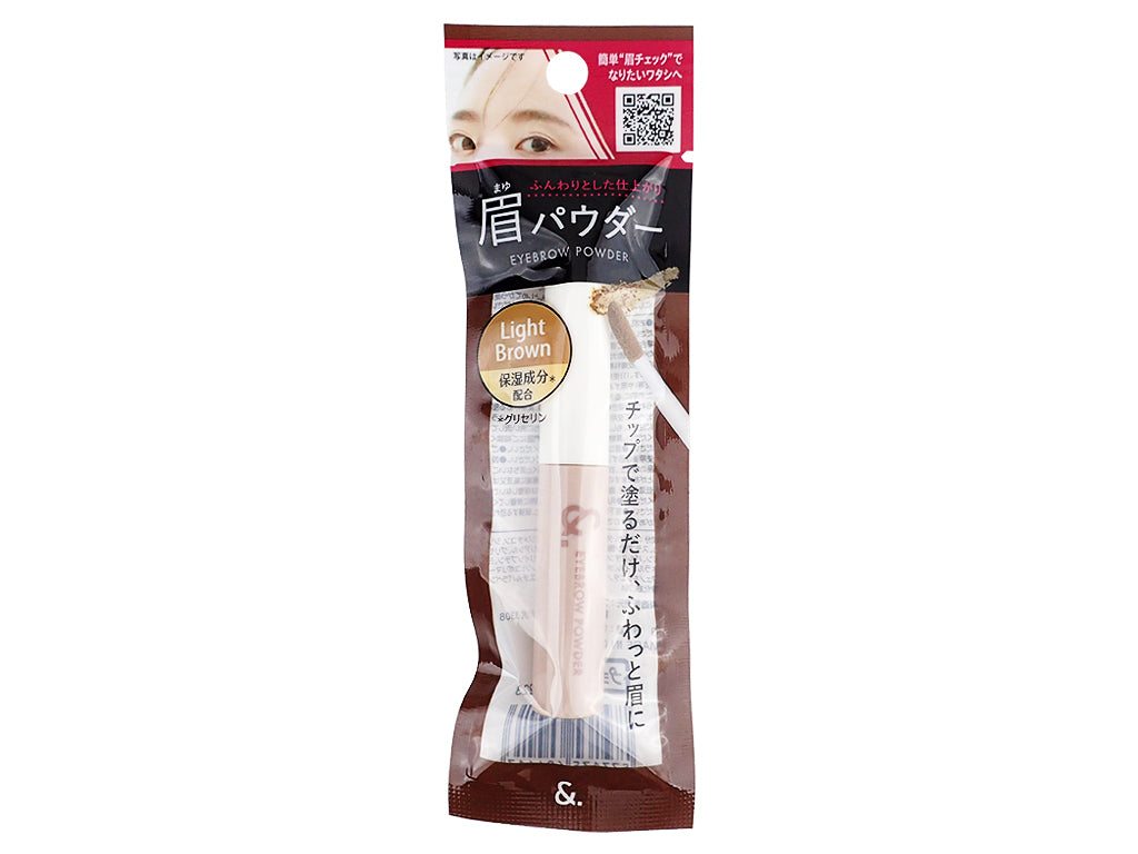 &. Tip-on Brow Powder Light Brown