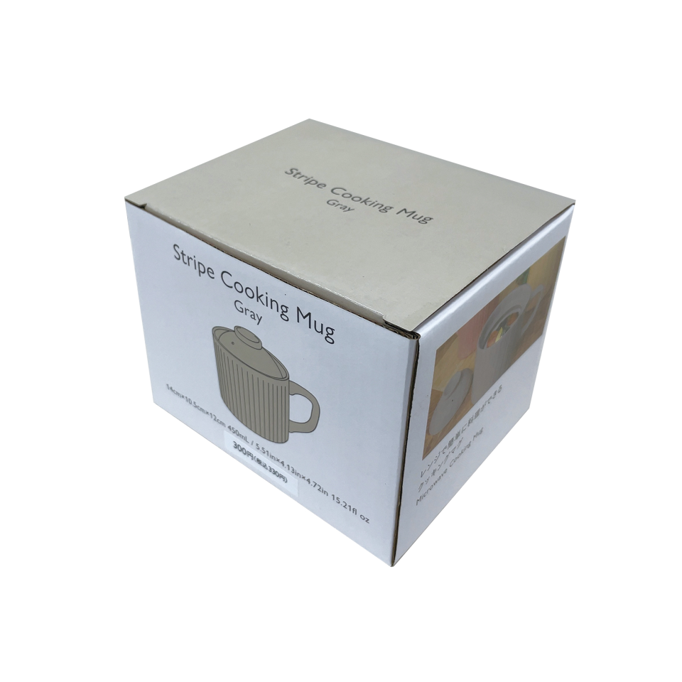 Stripe Cooking Mug Gray