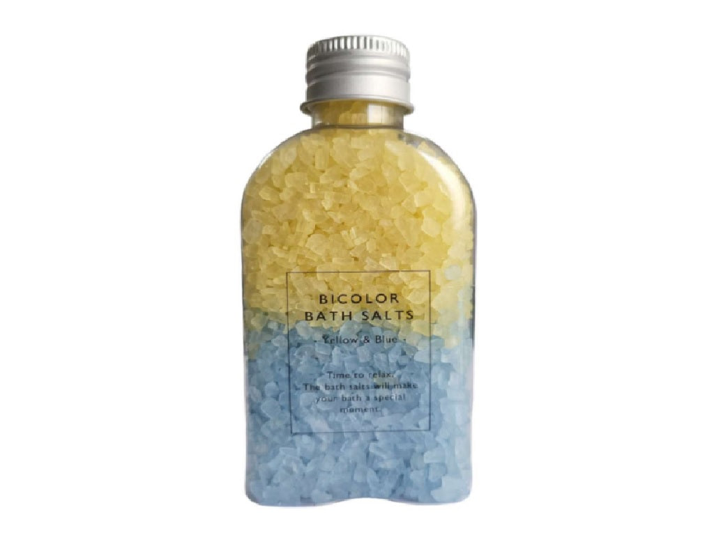 Bath Salt Bicolor Yellow and Blue