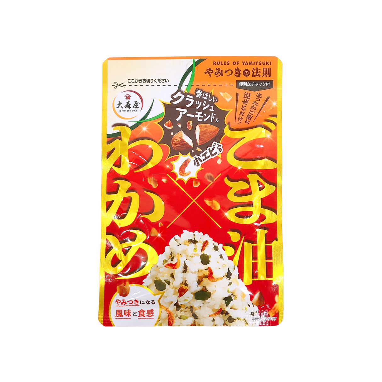 Omoriya Addictive Law Seaweed Mixed Rice Sesame Oil Flavor