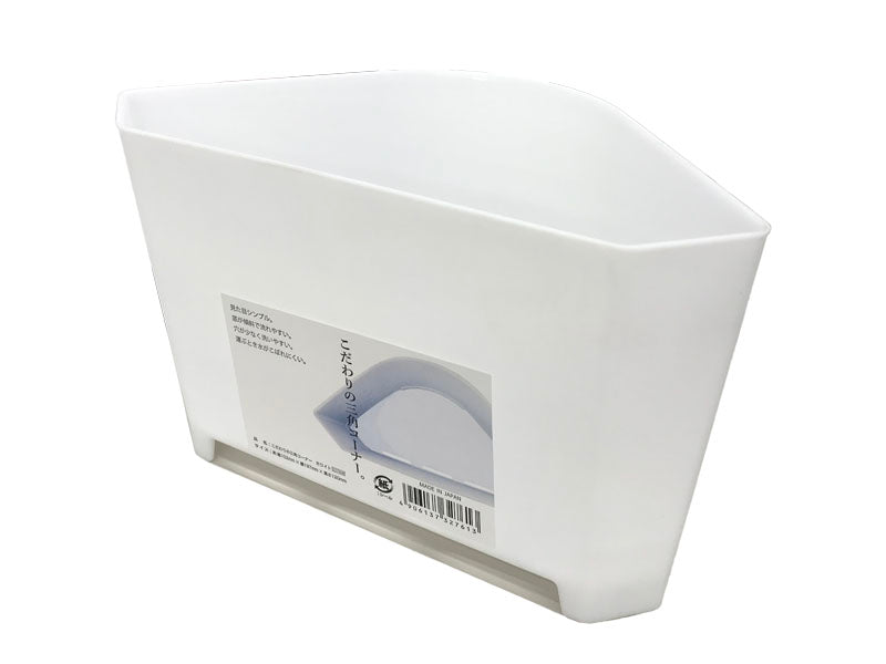 Corner Trash Bag White