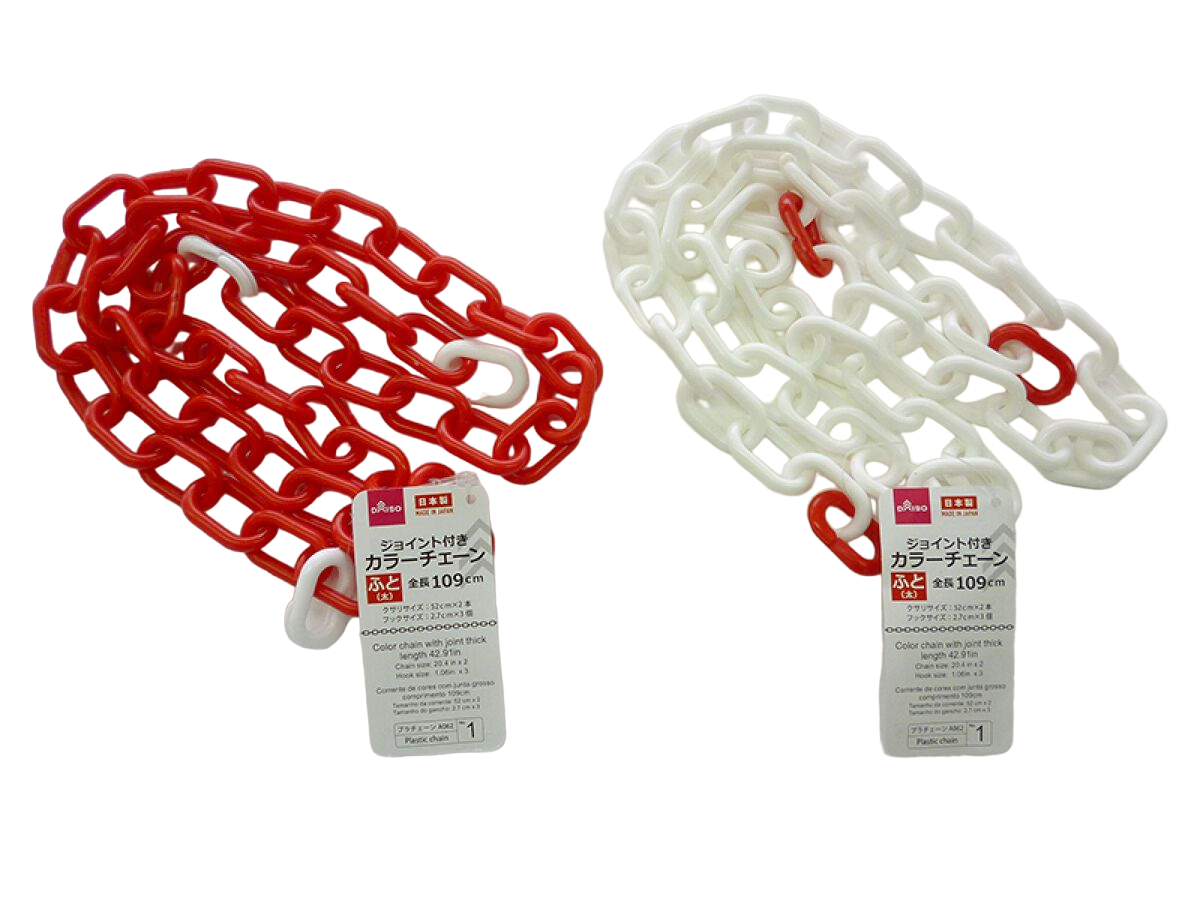 Color Chain Red/White 109cm