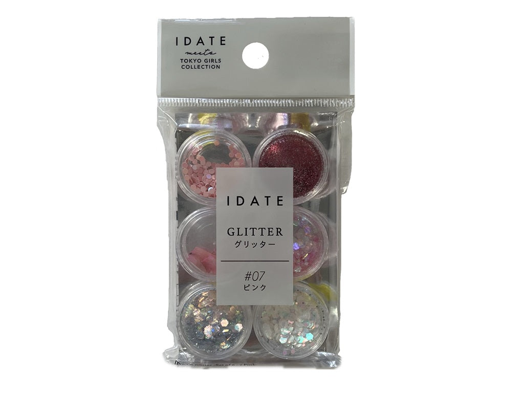 IDATE Glitter Set of 6 - 7 Pink