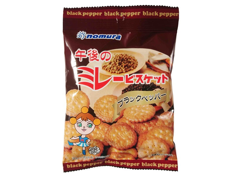 Nomura Bean Processing Store Afternoon Millet Biscuits Black Pepper 70g