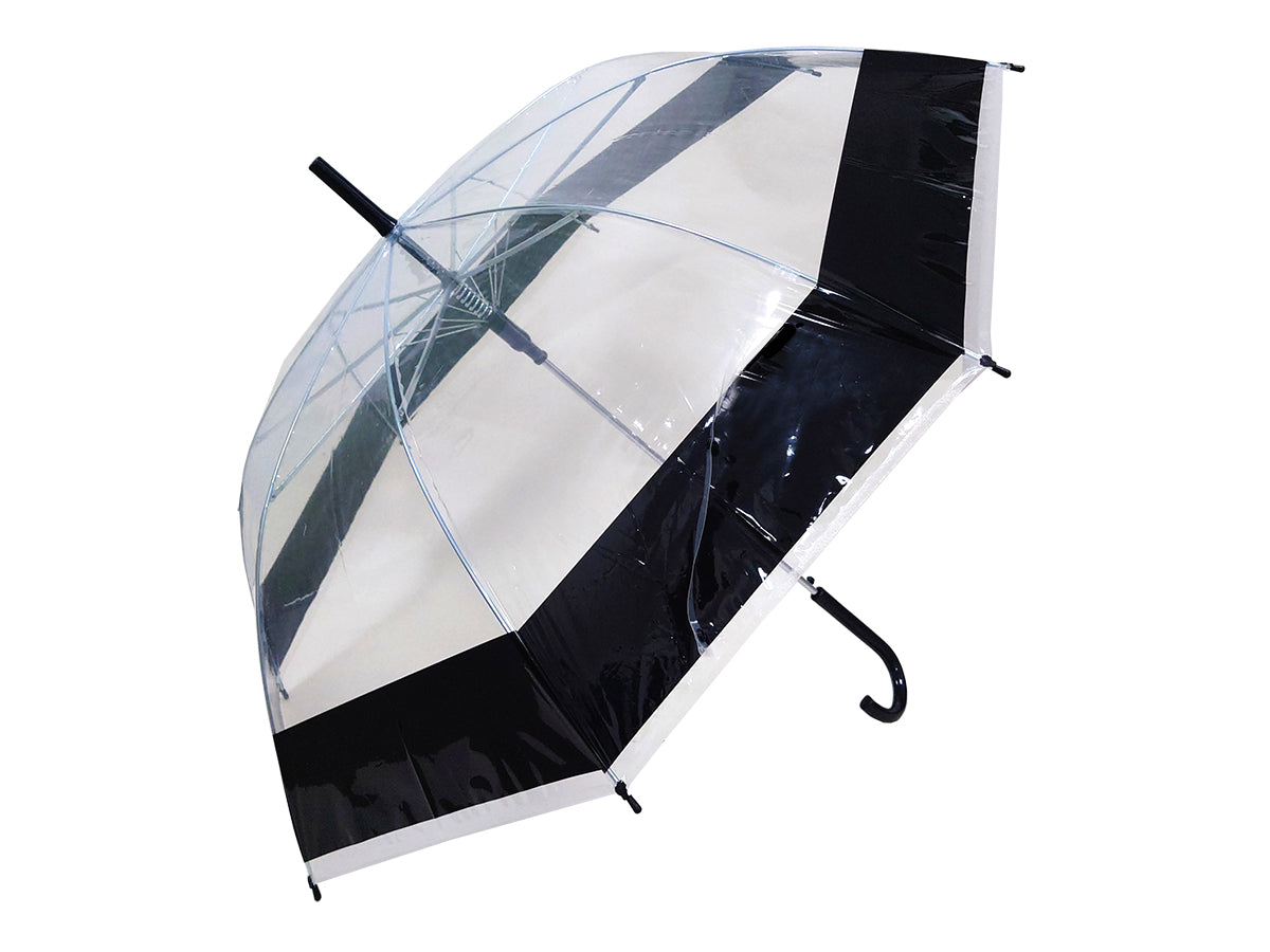 One Touch Umbrella Line Black