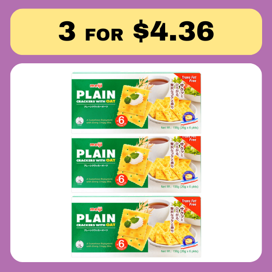 Plain Crackers with Oat