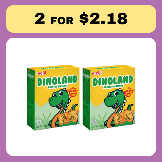 Meiji Dinoland Biscuit