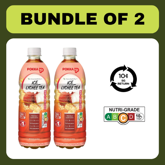 [BCRS] [Bundle of 2] Pokka Lychee Tea 500ml