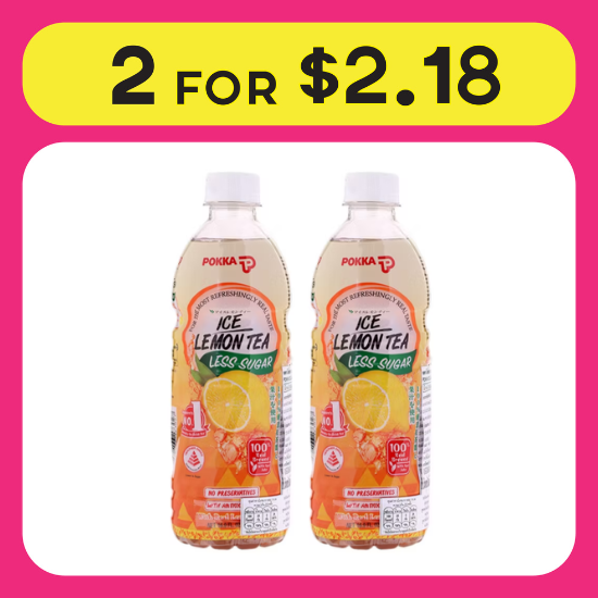 Pokka Ice Lemon Tea Less Sugar