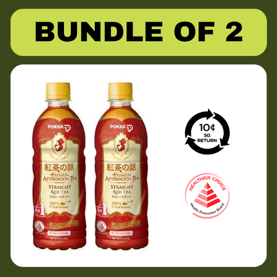 [BCRS] [Bundle of 2] Pokka Straight Red Tea 500ml