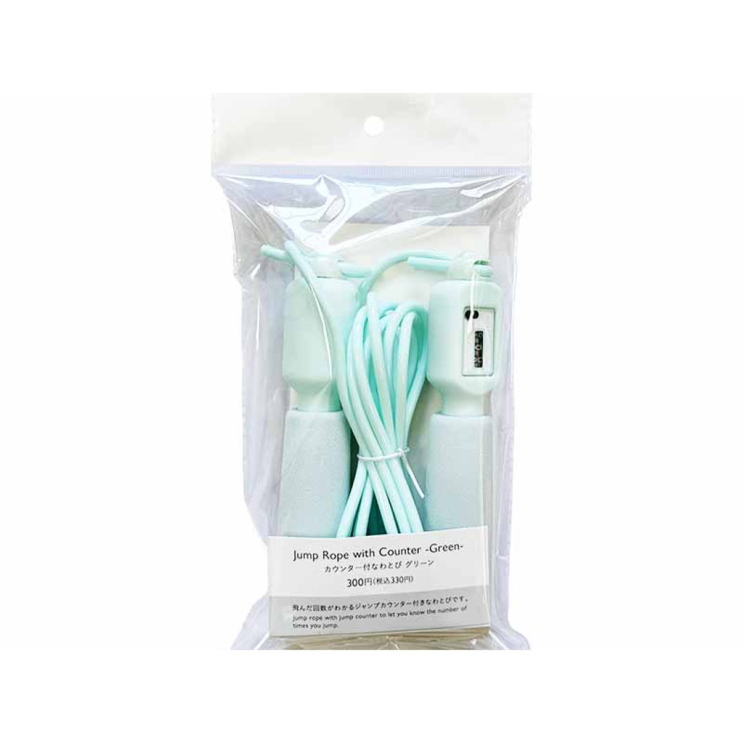Jump Rope with Counter Green