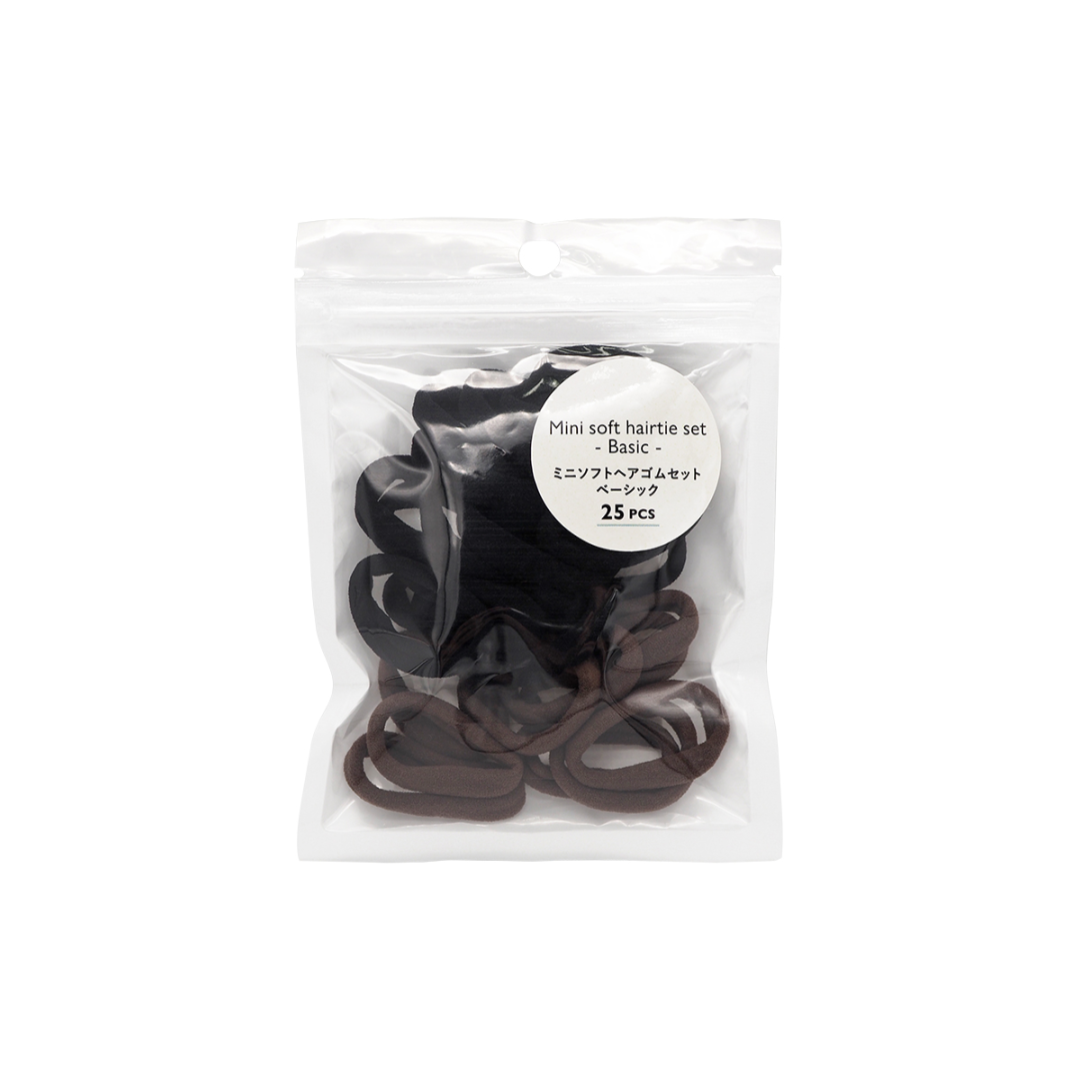 Mini Soft Hair Tie Set Basic