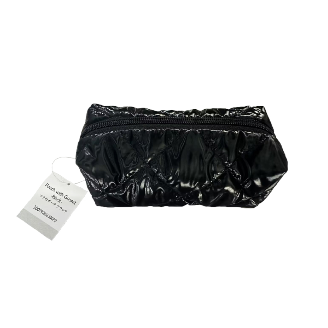 Pouch With Gusset Black