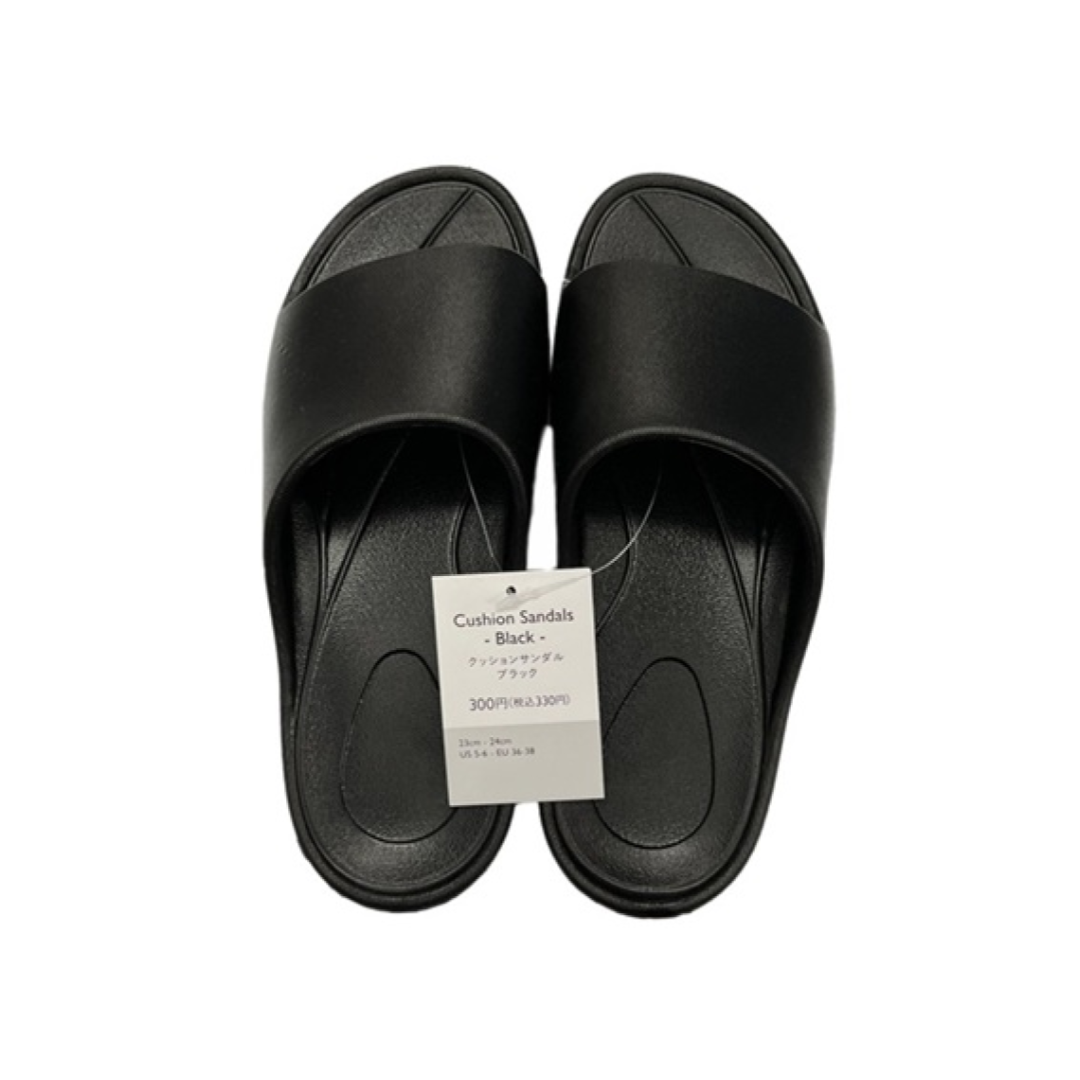 Cushion Sandals Black
