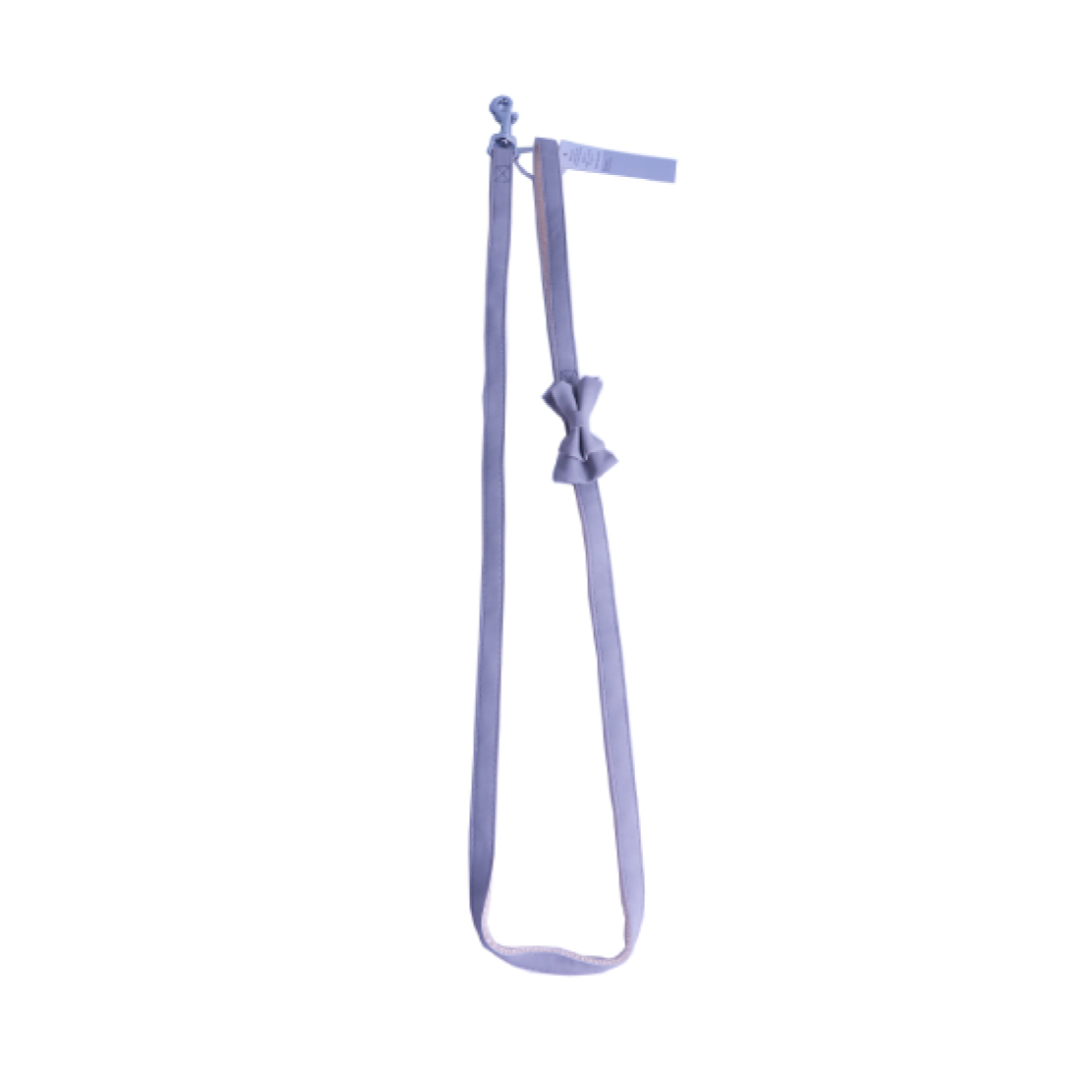 Dog Leash Up To 10kg with Ribbon Light Gray