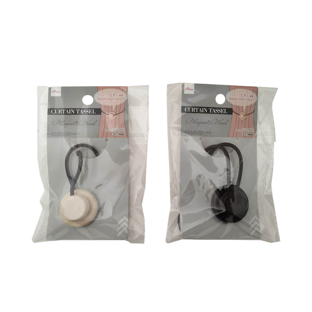 Curtain Tassel Magnets Wood