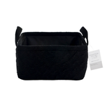 Embossed Storage Small Black