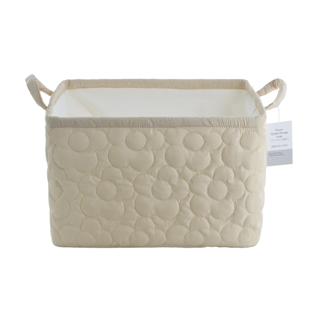 Flower Quilted Storage Large